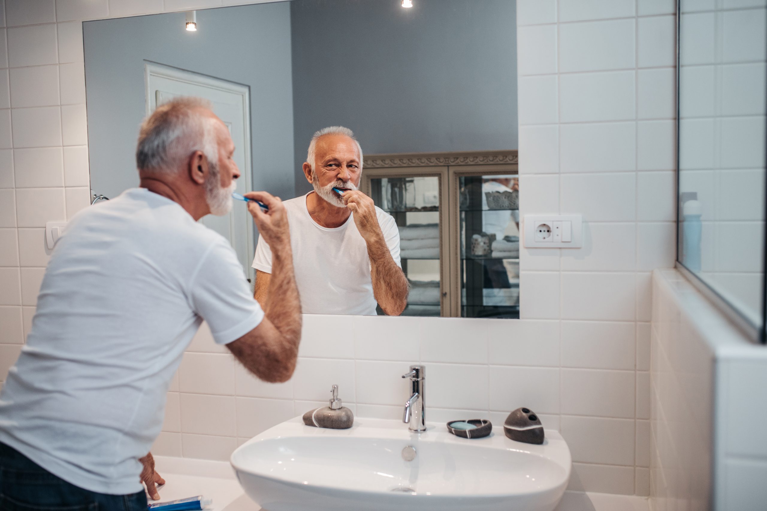 Brushing teeth is a plus for health