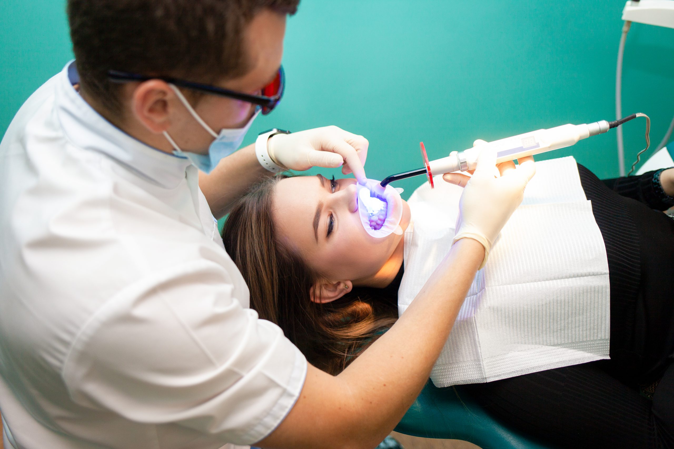 Teeth whitening is a short process