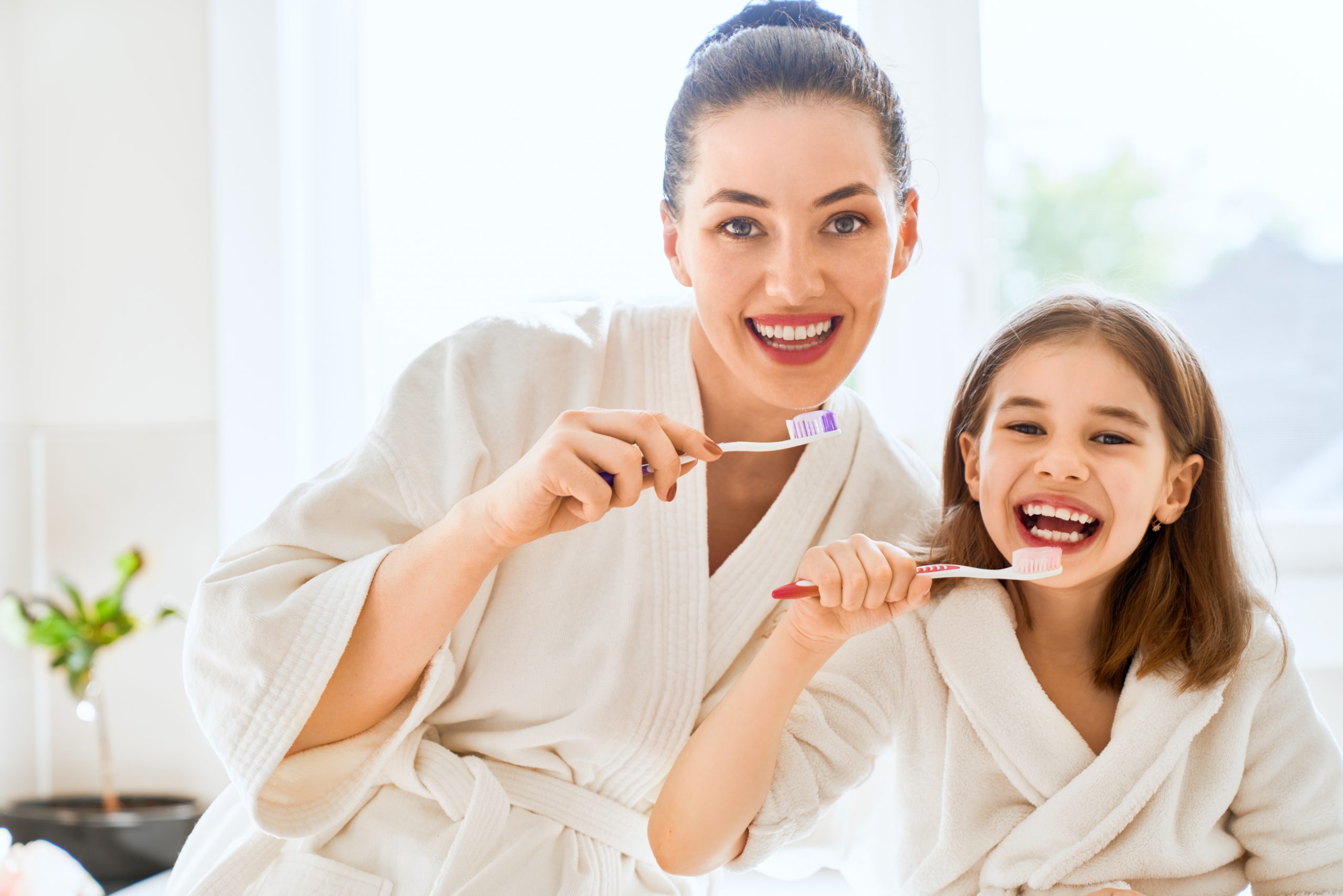 Brushing teeth improves life quality