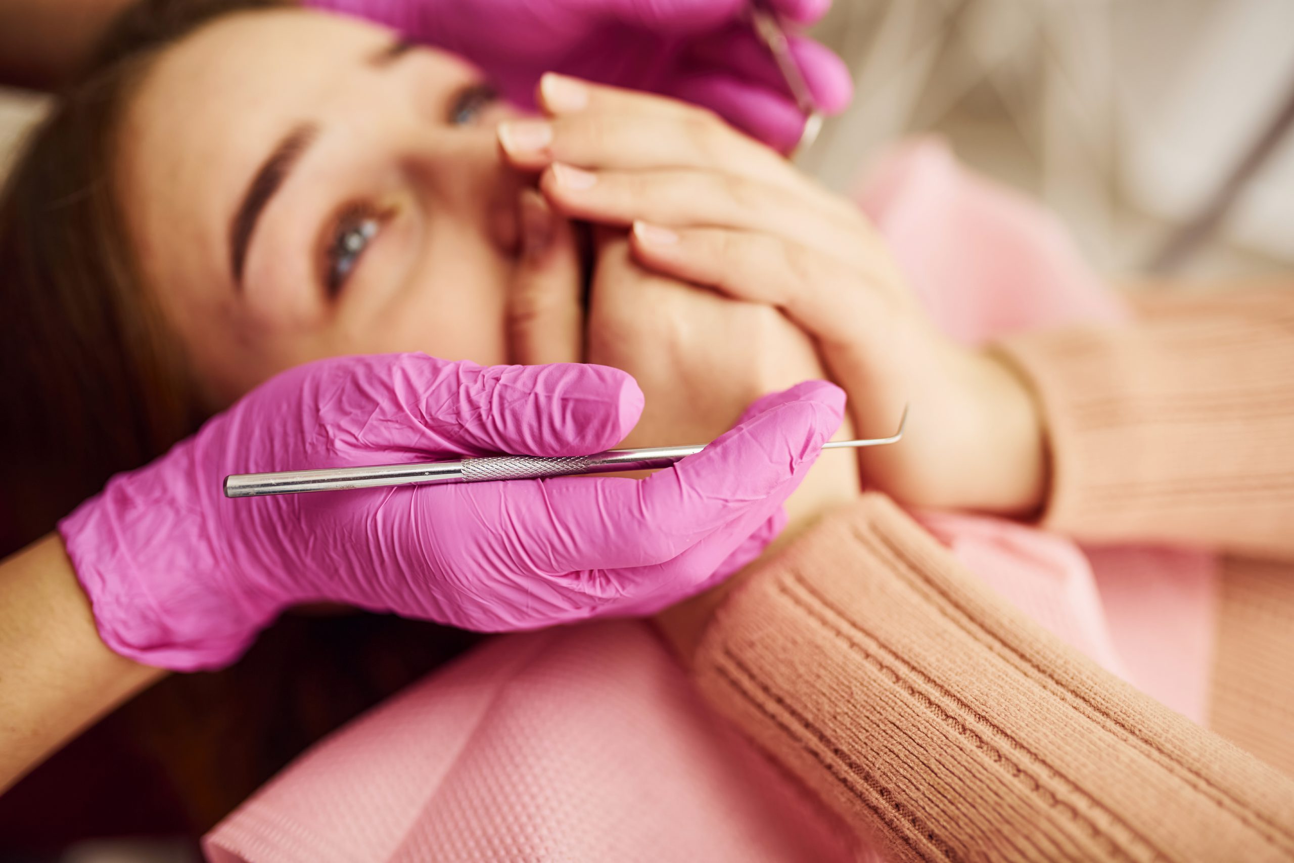 Being afraid of dental tools has a background.