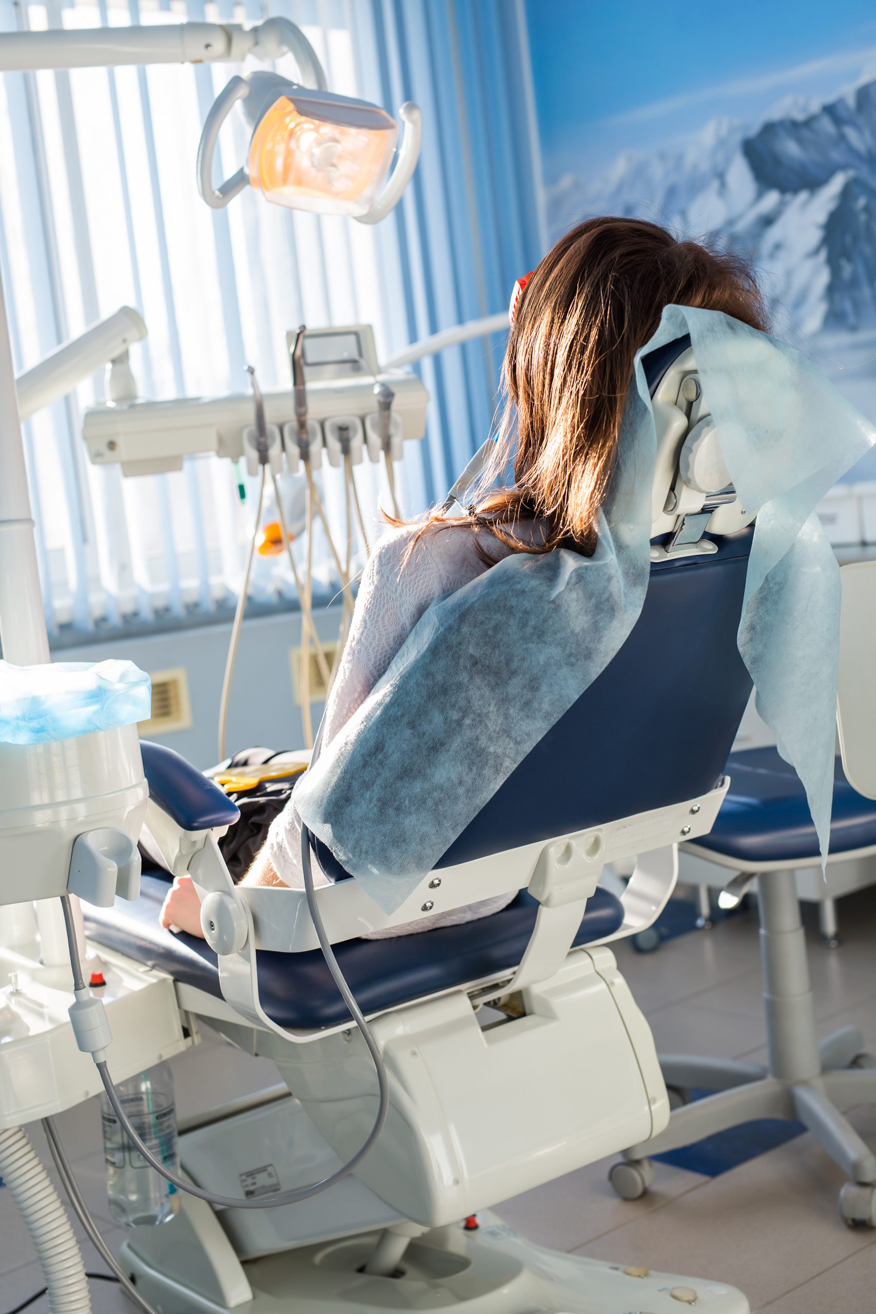 Patient waiting for a dental treatment