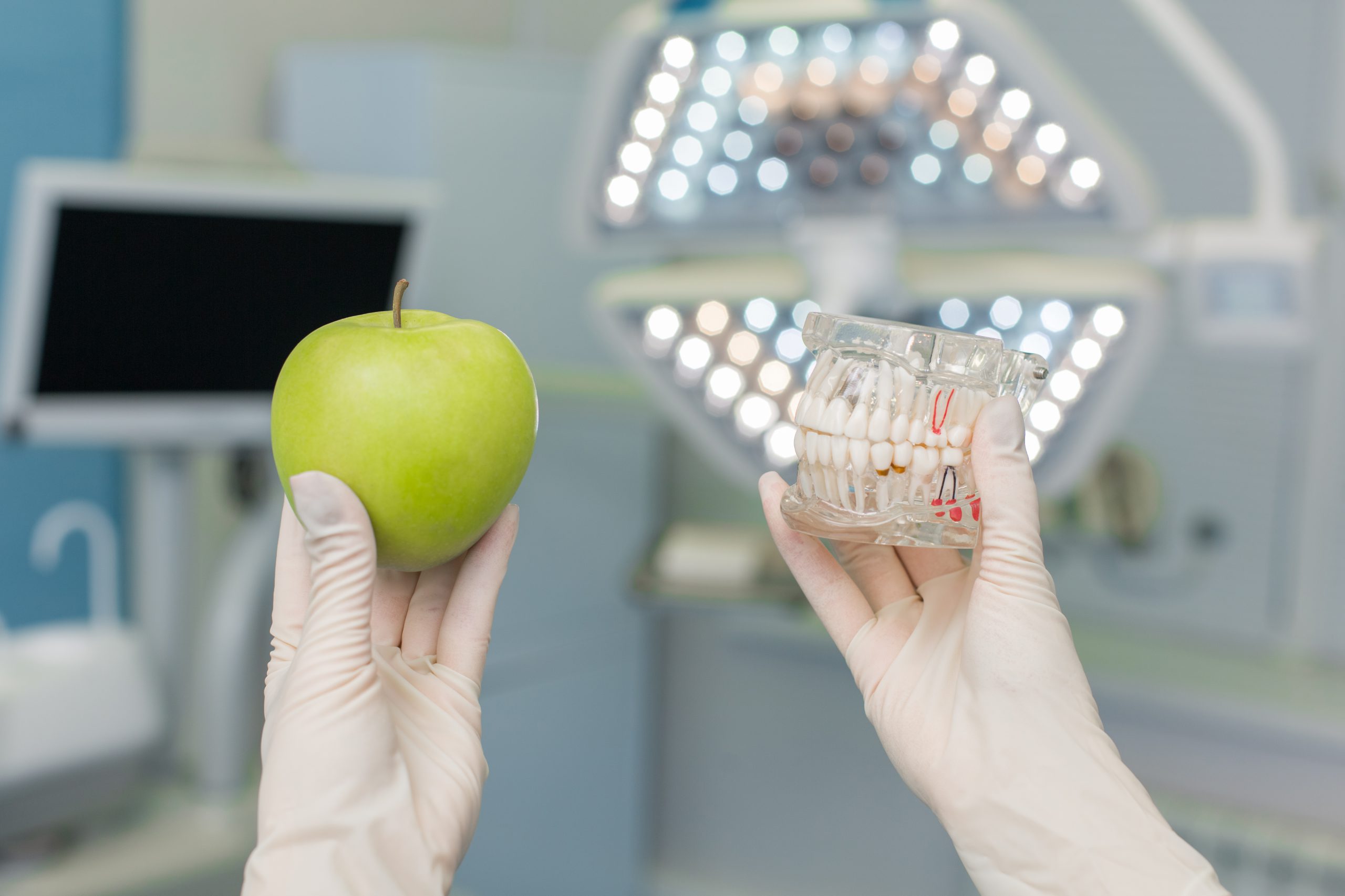 Avoid hard foods to care your