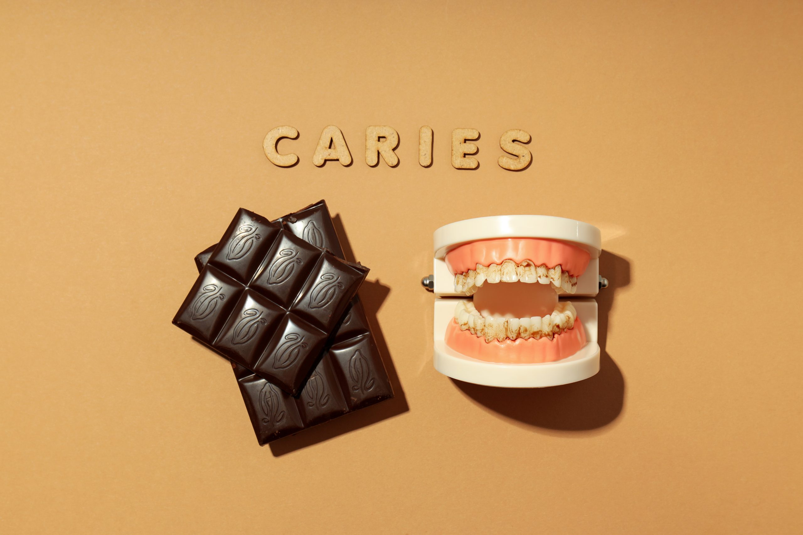 Sugar may lead to tooth stain and discolour