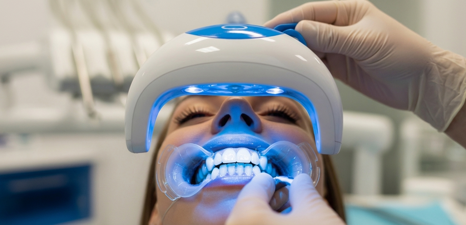 Fix Yellow Teeth with a professional in-office whitening treatment for immediate, dramatic results.