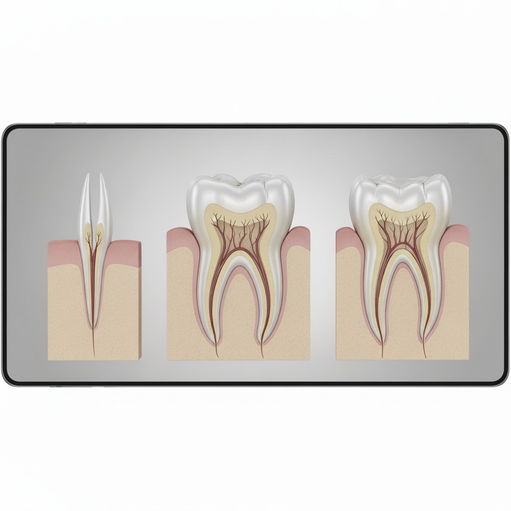 Anatomía de dientes según tipo afectado Precio de Endodoncia en España varía según el tipo de diente afectado y su número de conductos