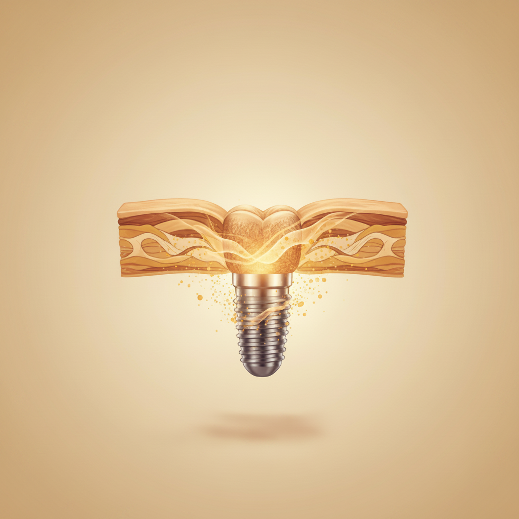 Fusión ósea alrededor del implante dental Cuántas Visitas Se Necesitan para Implantes. La osteointegración es clave para la durabilidad y estabilidad del tratamiento.