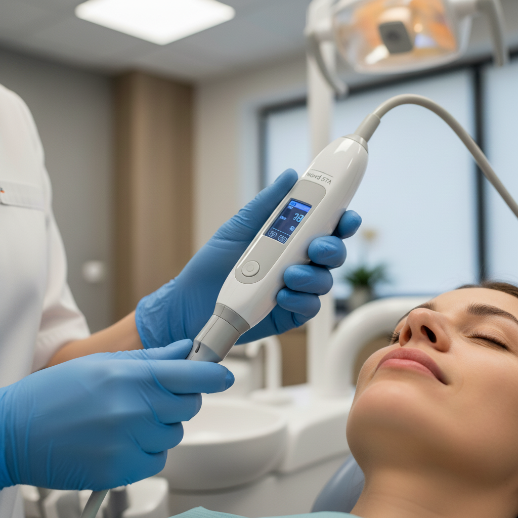 Anestesia dental avanzada sin dolor Tratamientos Dentales en España: Uso de anestesia computarizada moderna para asegurar el máximo confort del paciente.
