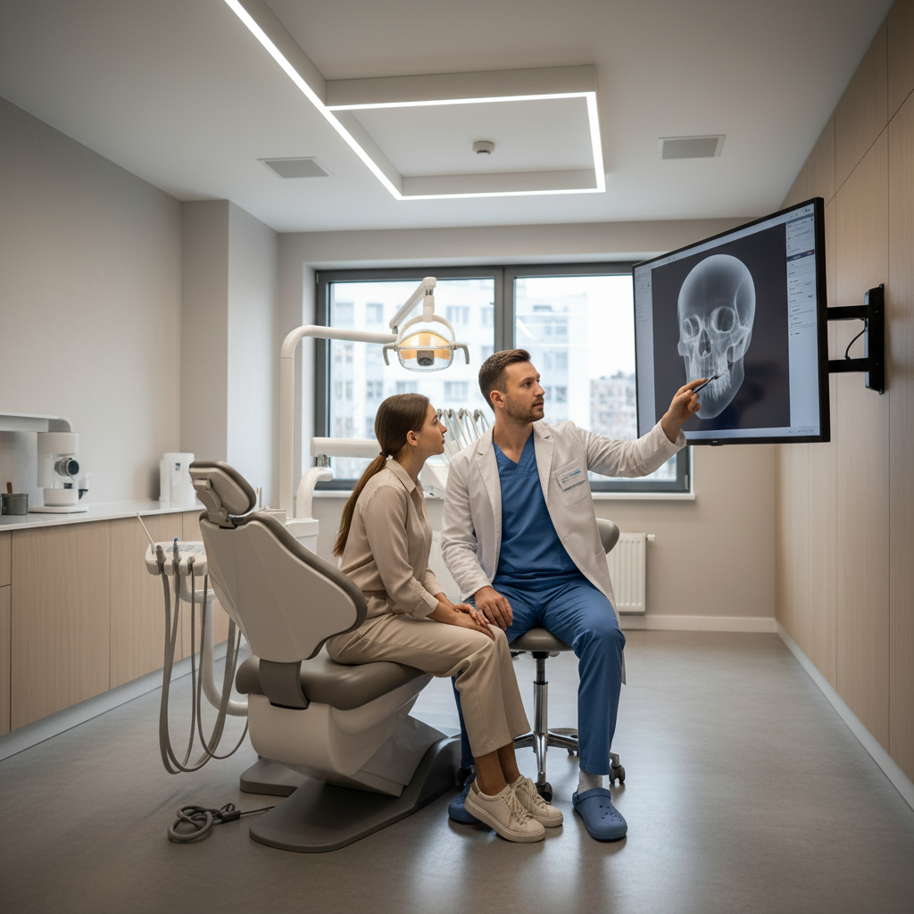 Implantes Dentales en España: La evaluación inicial y planificación son pasos cruciales para el éxito del tratamiento.