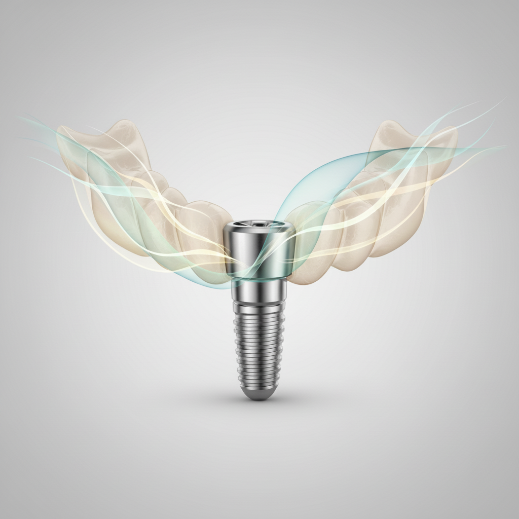 Fusión de implante dental con hueso Cuántas Visitas Se Necesitan para Implantes, el implante dental se integra biológicamente con el hueso maxilar