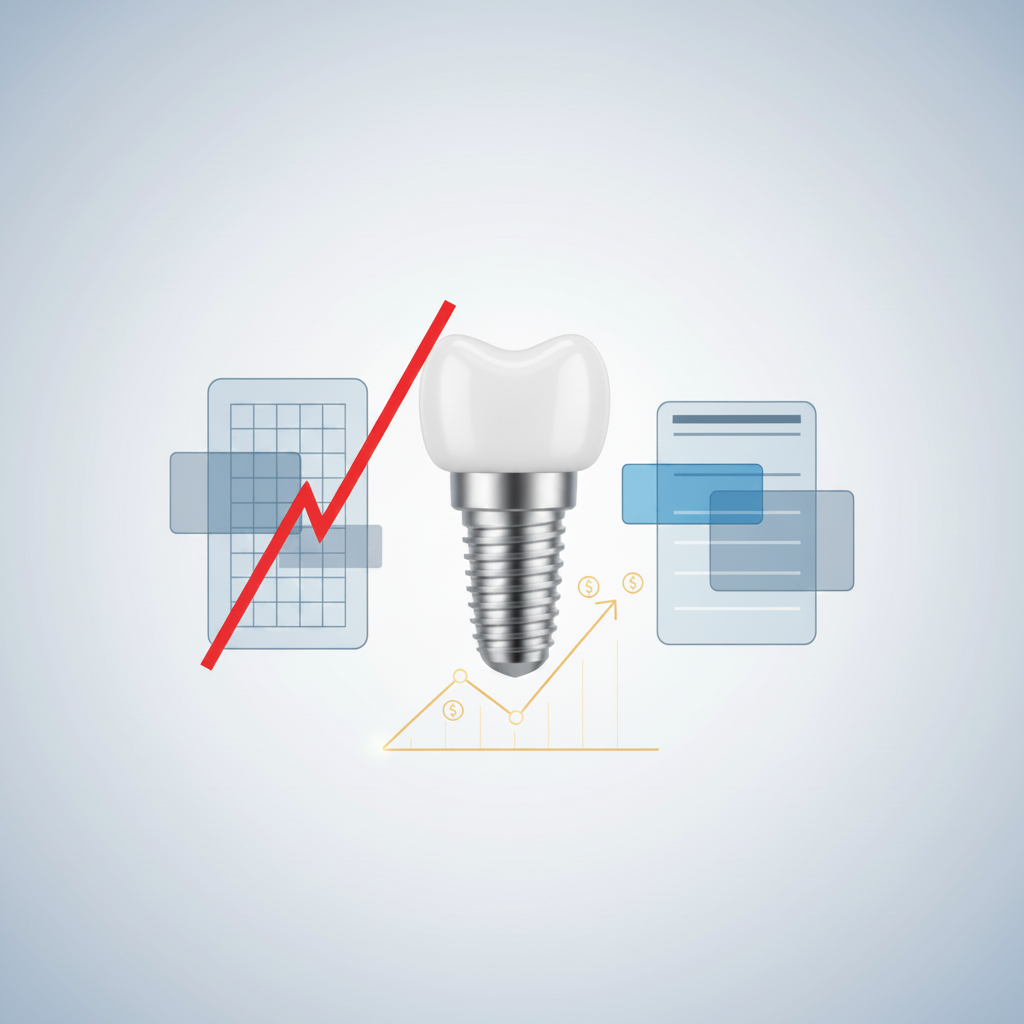 Costos y exclusión de implantes dentales Implantes No Están Cubiertos por las políticas de seguro dental debido a clasificación o costos.